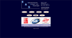 Desktop Screenshot of eas-elektrotechnik.com
